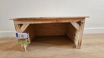 knaagdier Schuilhuis hout - 50X31X26 CM beschikbaar voor biedingen