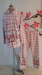 Schattige fleece Pyjama Set met Berenprint mt l xl, Kleding | Dames, Grote Maten, Jurk, Ophalen of Verzenden, Onbekend, Roze