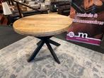 Eettafel rond 115cm met spinpoot Direct/leverbaar E-7108