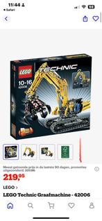 Lego Technic rupskraan 42006 motor en handleiding, Kinderen en Baby's, Speelgoed | Duplo en Lego, Ophalen of Verzenden, Zo goed als nieuw