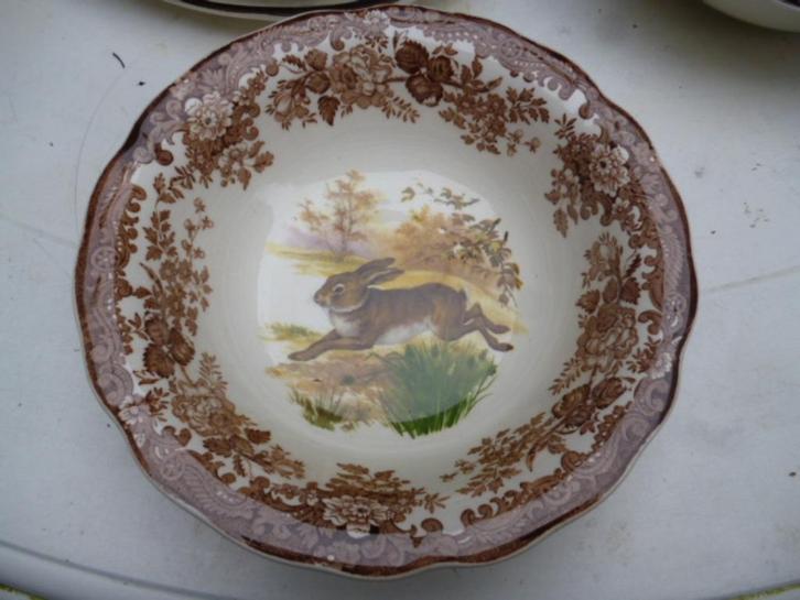 Palissy Game Royal Worcester, Huis en Inrichting, Keuken | Servies, Gebruikt, Schaal of Schalen, Wedgwood, Aardewerk, Ophalen of Verzenden