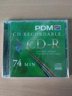 PDM CD-R 74MIN. * Geschikt Voor Audio CD Recorders * Sealed, Ophalen of Verzenden, Nieuw, Cd, PDM