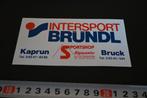 sticker Oostenrijk Kaprun Bruck Intersport BRÜNDL Sportshop, Ophalen, Zo goed als nieuw