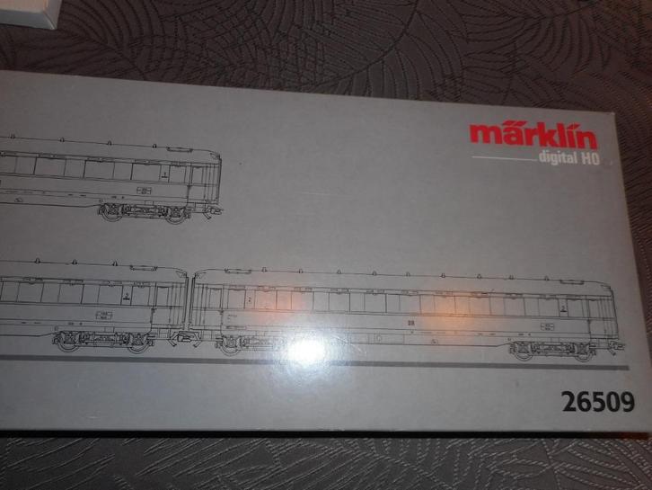 MARKLIN 43258 SNELTREIN RIJTUIGEN SET BERLIJN/LEIPZIG, Hobby en Vrije tijd, Modeltreinen | H0, Nieuw, Treinset, Wisselstroom, Märklin