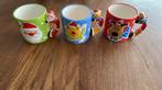 3 handbeschilderde kerst mokken Siaki, Ophalen of Verzenden, Zo goed als nieuw