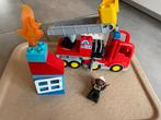 LEGO DUPLO Brandweerwagen met Figuur, Ophalen, Gebruikt, Complete set, Duplo