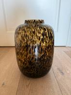 Cheetah print vaas nieuw, Ophalen of Verzenden, Nieuw, Glas, Minder dan 50 cm