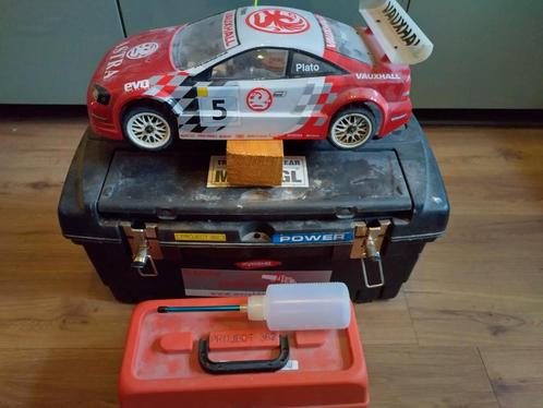 Kyosho nitro rc auto, Hobby en Vrije tijd, Modelbouw | Radiografisch | Auto's, Gebruikt, Auto offroad, Nitro, Schaal 1:10, Ophalen