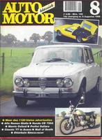 Auto Motor Klassiek 8 1998 Giulia, Morris Oxford, Dallara, Ophalen of Verzenden, Zo goed als nieuw, Overige merken