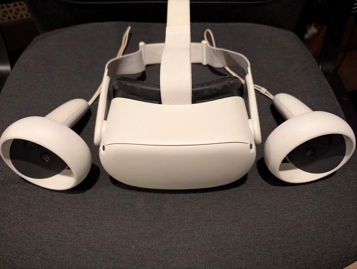 Oculus Quest 2 128GB - inclusief extra's, Spelcomputers en Games, Virtual Reality, Zo goed als nieuw, Overige platformen, Ophalen of Verzenden