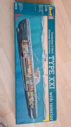 Revell  Deutsches U-boot Type XXI., Hobby en Vrije tijd, Modelbouw | Boten en Schepen, Ophalen of Verzenden, Zo goed als nieuw