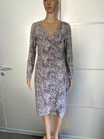 H250 Stroke maat M=38/40 overslag-jurk jurkje beige/grijs, Maat 38/40 (M), Beige, Ophalen of Verzenden, Zo goed als nieuw