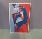 Star Wars (Djin Djarin) afbeelding op hout, Ophalen, Zo goed als nieuw, Boek of Poster