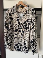 Y-Conic zwart/creme getailleerd bloesje mt L, Kleding | Dames, Ophalen, Zo goed als nieuw, Zwart