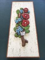 Vintage schilderij met bloemen !!!, Minder dan 50 cm, Overige typen, Ophalen of Verzenden, Zo goed als nieuw