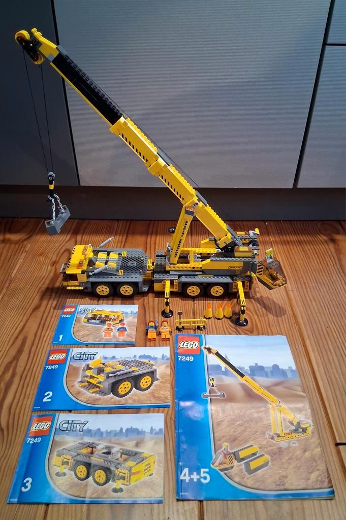 Lego city Mobiele kraan XXL Grote hijskraan 7249 compleet, Kinderen en Baby's, Speelgoed | Duplo en Lego, Zo goed als nieuw, Ophalen of Verzenden