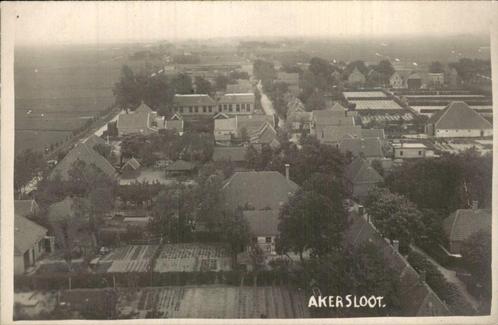 Akersloot - Fotokaart 1, Verzamelen, Ansichtkaarten | Nederland, Ongelopen, Noord-Holland, Voor 1920, Ophalen of Verzenden