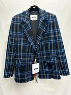 MSGM blazer jacket it 40 s blauw zwart €639,95, Kleding | Dames, Ophalen of Verzenden, Zo goed als nieuw, Maat 36 (S), Blauw