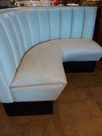 Retro eetkamer hoekbank, Huis en Inrichting, Ophalen, Gebruikt, Wit, Eén