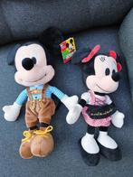 Mickey & Minnie Mouse Beierse kleding Disney knuffels, Ophalen of Verzenden, Mickey Mouse, Zo goed als nieuw, Knuffel