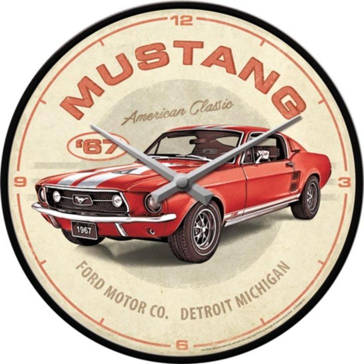 mooie Ford Mustang klok en veel andere leuke klokken, Verzamelen, Merken en Reclamevoorwerpen, Nieuw, Gebruiksvoorwerp, Ophalen of Verzenden