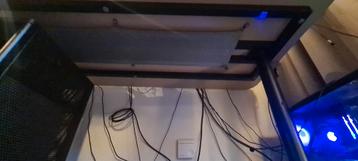 Black/ zwart IKEA Bekant bureaus + ikea Bekant Storage unit - afbeelding 10