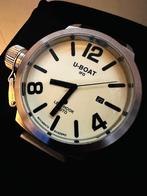 U-Boat Left Hook Auto 45 mm, Overige merken, Leer, Staal, Polshorloge