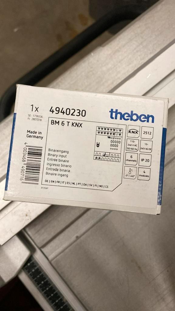 Theben BM6T KNX nieuw in doos art. 4940230, Doe-het-zelf en Verbouw, Elektra en Kabels, Nieuw, Overige typen, Ophalen of Verzenden