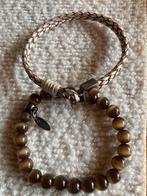 Tijgeroog en bijpassende armband set, Ophalen of Verzenden, Zo goed als nieuw