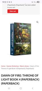 GEZOCHT Throne of light, Hobby en Vrije tijd, Wargaming, Ophalen of Verzenden, Zo goed als nieuw, Warhammer, Boek of Catalogus