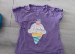 Paars shirtje, maat 80, Kinderen en Baby's, Babykleding | Maat 80, Zeeman, Zo goed als nieuw, Shirtje of Longsleeve, Verzenden