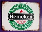 Groot Heineken Bord. 40 bij 30. Metaal, Ophalen of Verzenden, Zo goed als nieuw