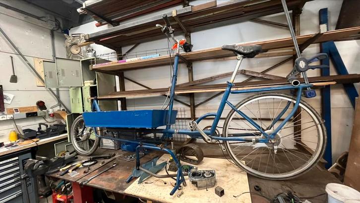 Bakfiets project, e-bike, elektrische fiets, brose moter, Fietsen en Brommers, Elektrische fietsen, Gebruikt, Overige merken, 51 tot 55 cm