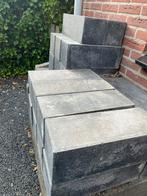 19 stuks stapelblokken 15x15x40, Tuin en Terras, Bielzen en Borders, Ophalen, Gebruikt, Beton, Minder dan 100 cm