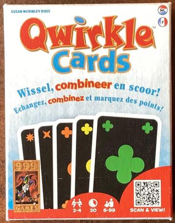 999 games Qwirkle Cards Kaartspel beschikbaar voor biedingen