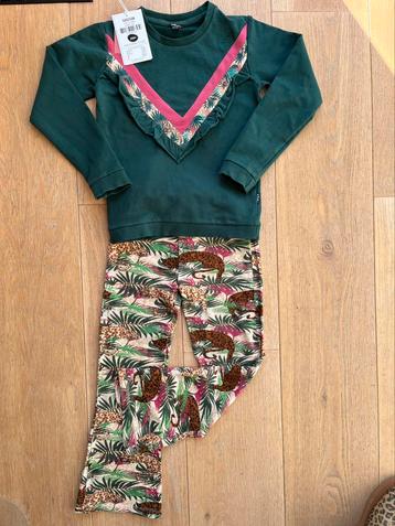 Set trui en flare broek Little Miss J mt 122/128 als nieuw! beschikbaar voor biedingen