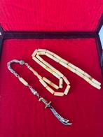 Damla kehribar gumus puskul, Ophalen of Verzenden, Overige materialen