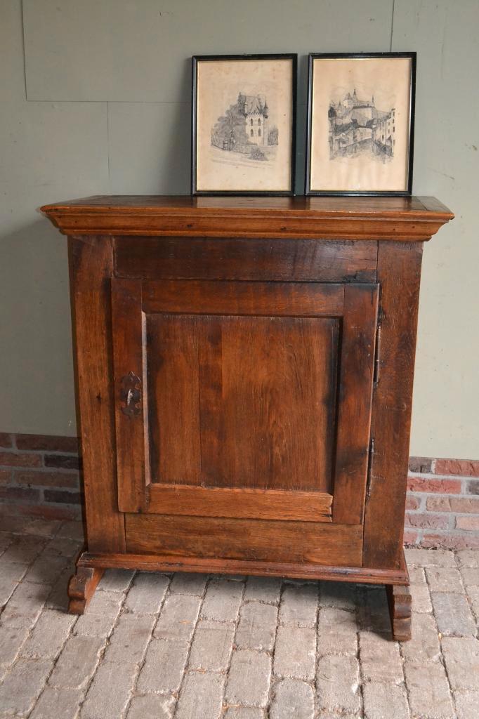 Prachtige antieke eiken houten spinde kast, broodkast., Antiek en Kunst, Antiek | Meubels | Kasten, Verzenden