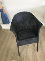 Lloyd Loom stoel, Huis en Inrichting, Stoelen, Ophalen, Gebruikt, Zwart, Eén