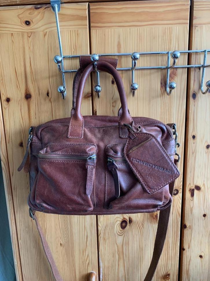 Cowboybag weekendtas(nr.2 D4), Sieraden, Tassen en Uiterlijk, Tassen | Reistassen en Weekendtassen, Gebruikt, Bruin, Minder dan 20 cm