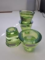 Montana Homestyle Groene Kaarsenhouders Set van 4, Overige materialen, Nieuw, Ophalen of Verzenden, Groen