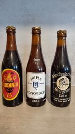 3 vintage bieren met emaille-opdruk van Het Anker, Mechelen., Verzamelen, Ophalen of Verzenden, Zo goed als nieuw, Overige merken