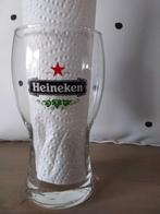 4 Bier glazen Heiniken met op schrift, Ophalen of Verzenden, Zo goed als nieuw, Glas of Glazen, Overige merken