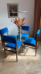 Echte vintage Topform stoelen uit ca. 1960! 6 Stoelen., Huis en Inrichting, Stoelen, Ophalen, Gebruikt, Hout, Vijf, Zes of meer stoelen