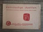 Eenvoudige duetten voor sopraan- en altblokfluit vintage, Ophalen of Verzenden, Gelezen