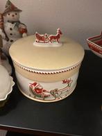 Koekdoos porselein villeroy en boch kerst, Antiek en Kunst, Antiek | Servies los, Ophalen of Verzenden