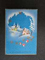 Oude Kerstkaart - Winterlandschap, Verzenden, 1940 tot 1960