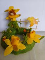 Lentekrans, Hobby en Vrije tijd, Vilt, Ophalen of Verzenden, Zo goed als nieuw, Figuurtje(s), Wolvilt