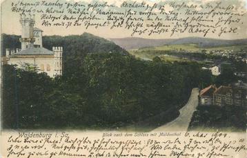 (381-323-011) Waldenburg Blick nach dem Schloss beschikbaar voor biedingen
