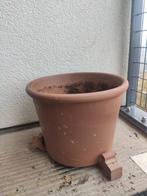 Plantenpot keramisch groot, Tuin en Terras, Bloempotten, Gebruikt, Rond, Tuin, Minder dan 40 cm